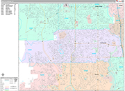 South Jordan  Wall Map Premium Style